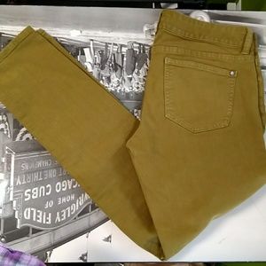 Pilcro and the Letterpress Stet jeans olive No 28